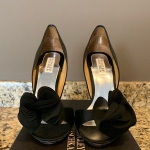 Bartley Mischka Satin Heels